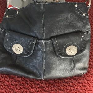 Etienne Aigner black shoulder purse